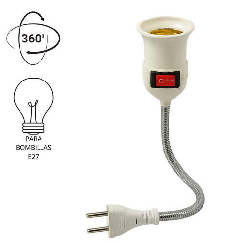 Adaptador Enchufe E27