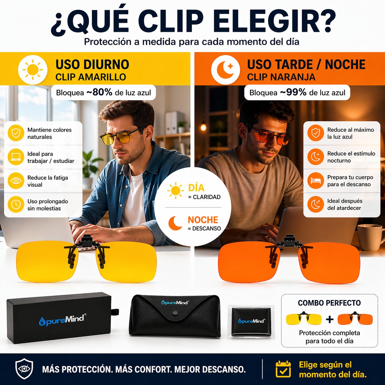 Clip para Gafas PureMind