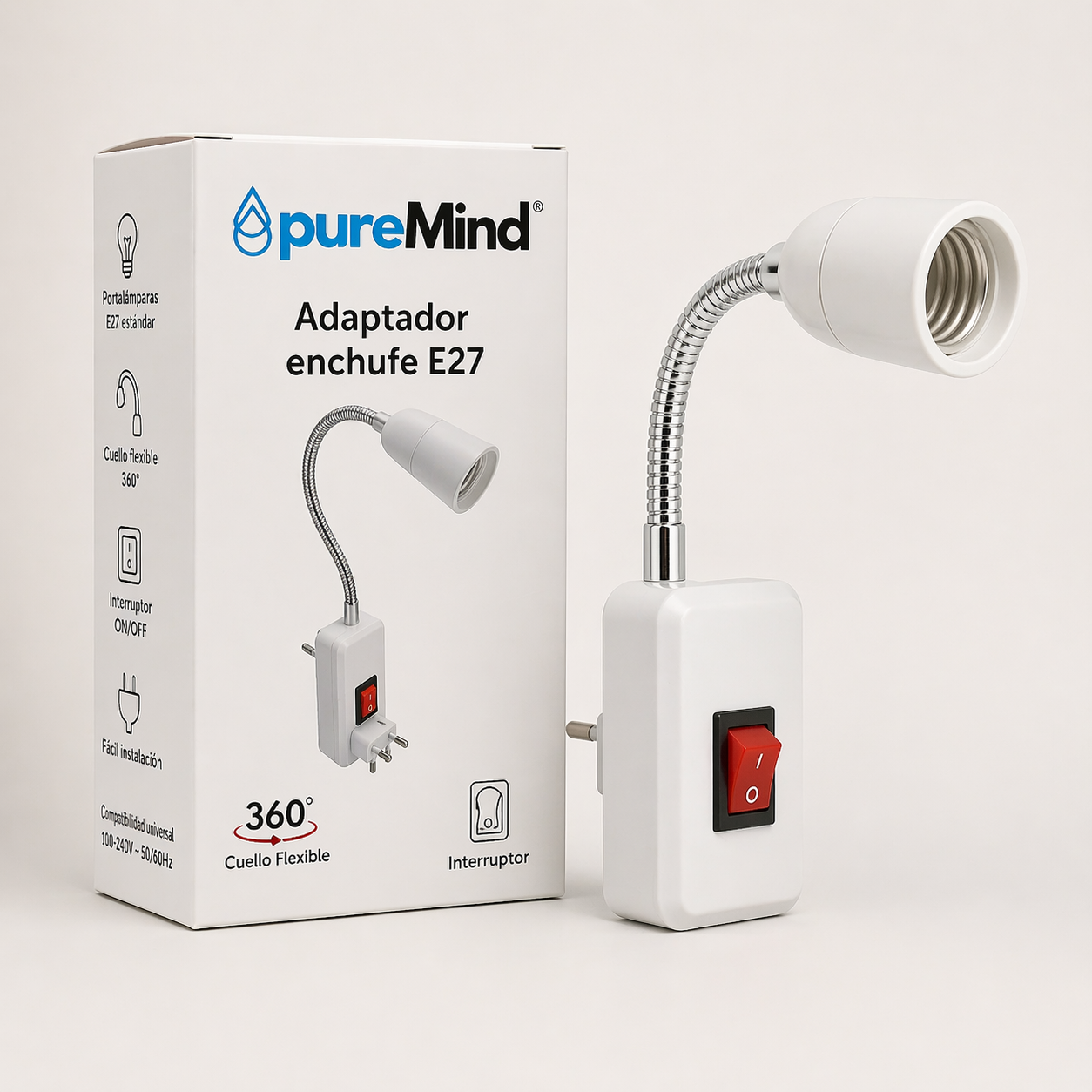 Adaptador Enchufe E27