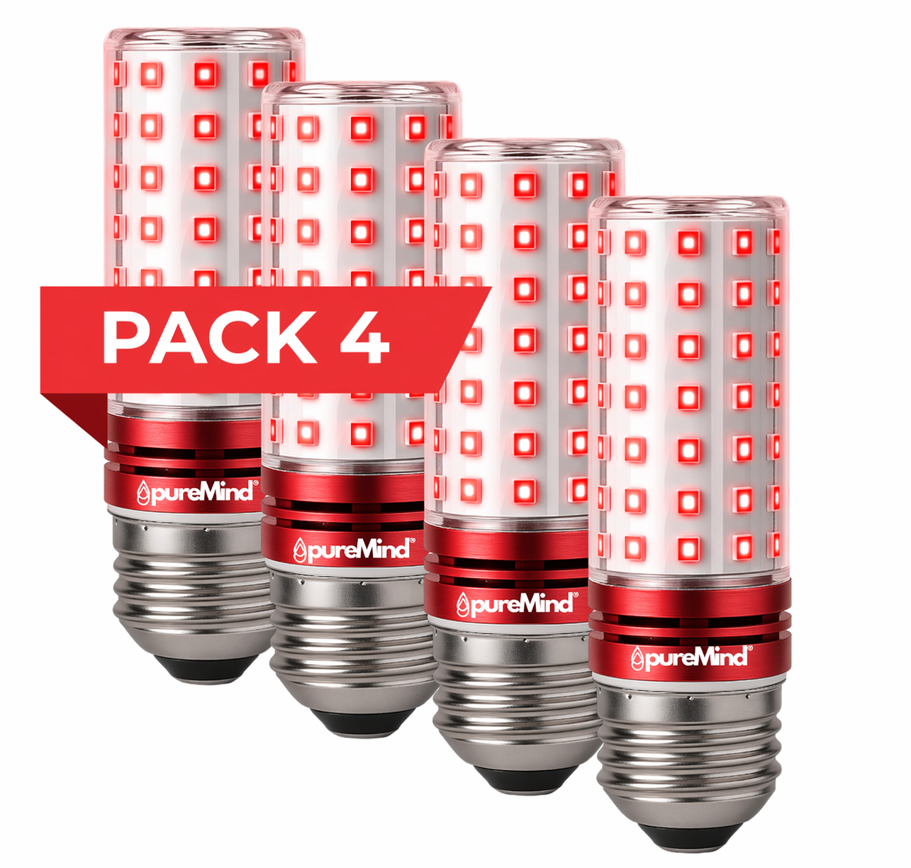 Pack 4 Bombillas Standard E27