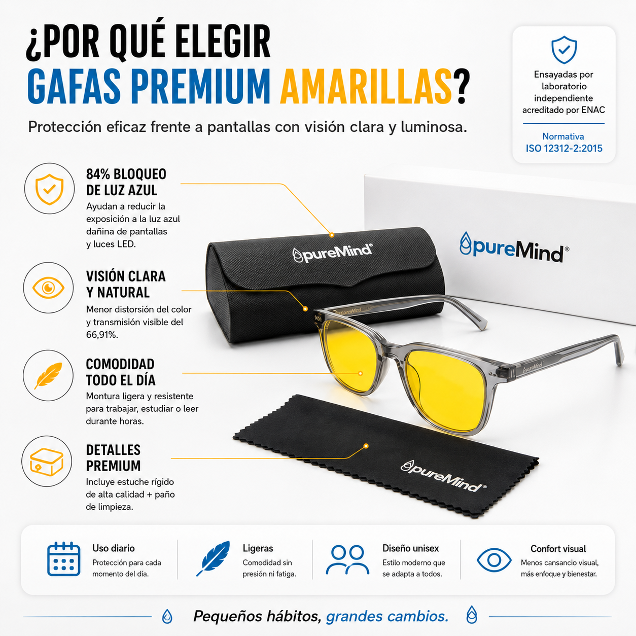 Gafas Premium Amarillas