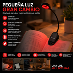 Luz de Lectura Roja Recargable