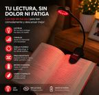 Luz de Lectura Roja Recargable