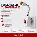 Adaptador Enchufe E27