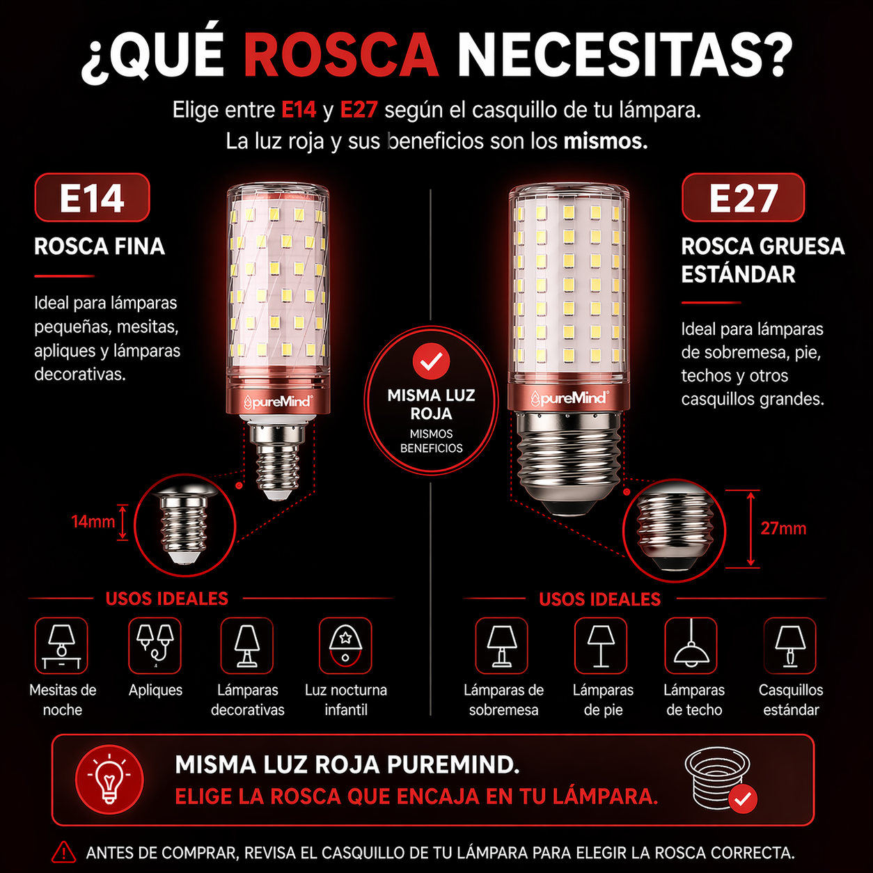 Luz Roja PureMind Estándar