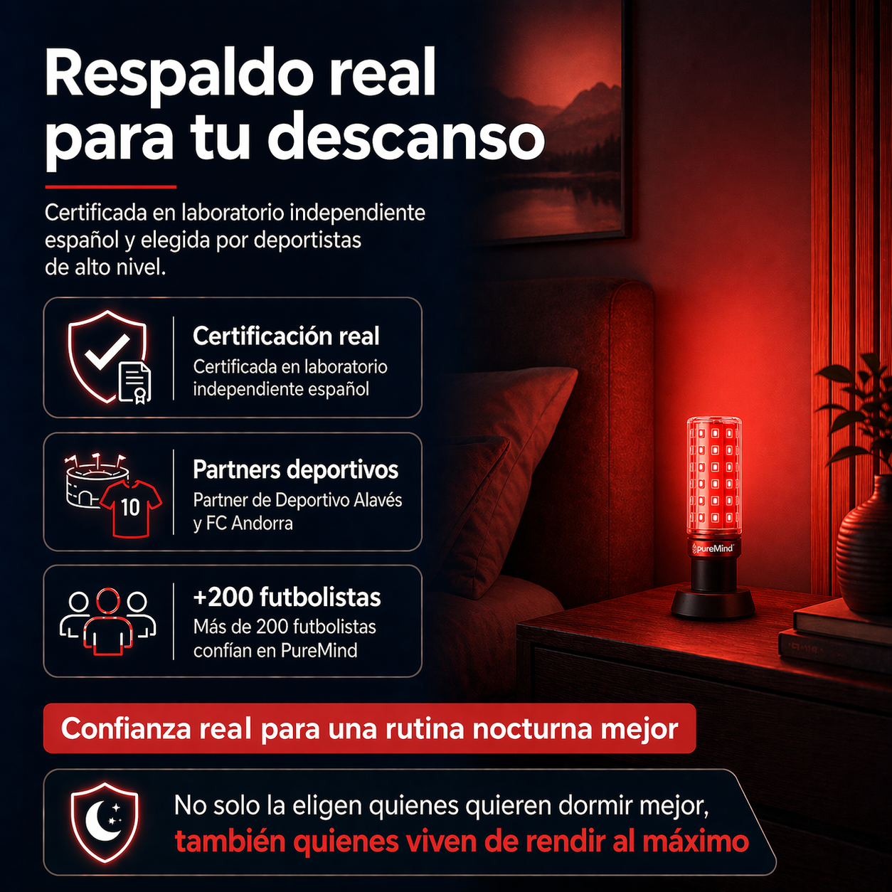Luz Roja PureMind Estándar