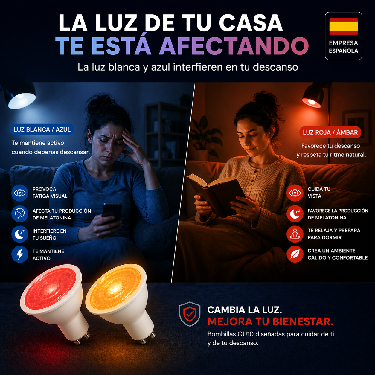 Luz GU10 PureMind