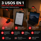 Luz de Lectura Roja Recargable