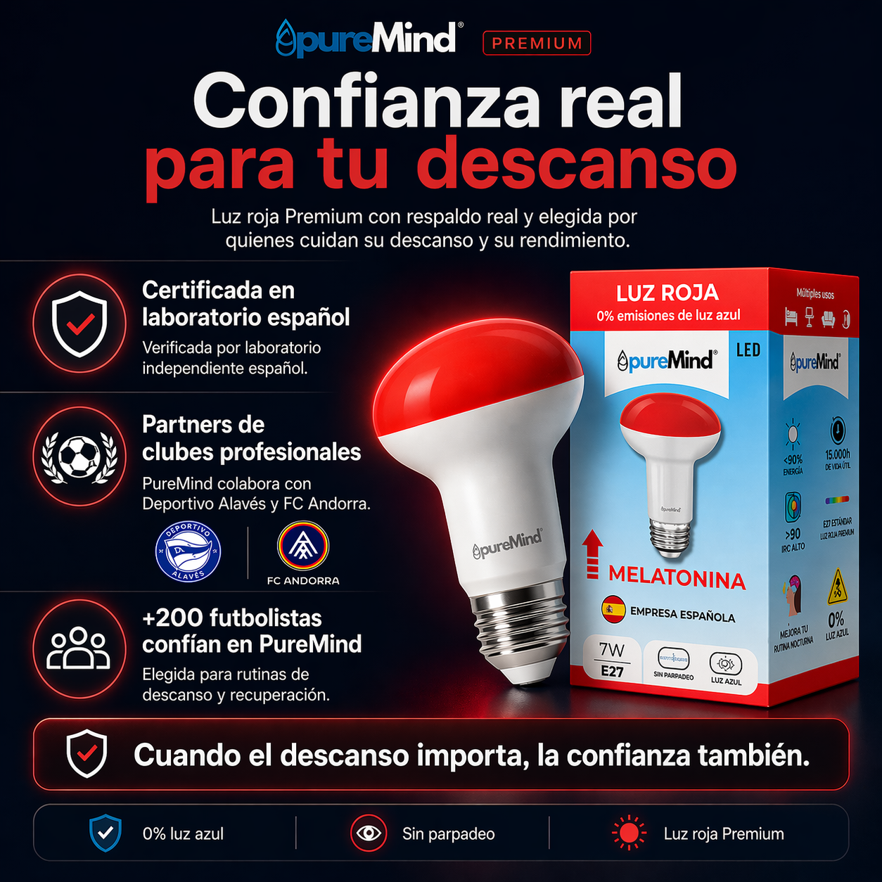 Luz Roja PureMind Premium