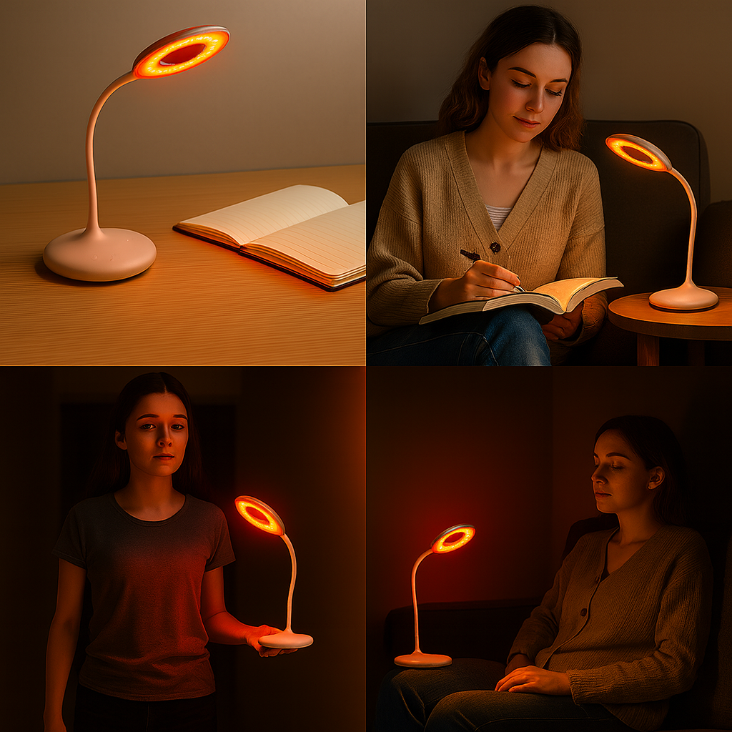 Flexo Luz Roja Recargable